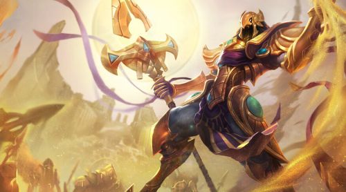 LOL黄鸡阿兹尔新版本增强 恕瑞玛你们的皇帝