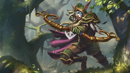 炉石传说皮肤背后的故事 高等精灵游侠奥蕾莉亚